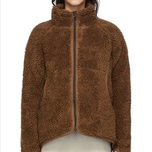 STUDIO NICHOLSON ZIP SHERPA TEDDY FLEECE